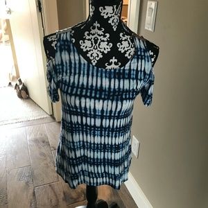 Michael Kors Jersey "Cold Shoulder" Top